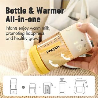 Anti-colic thermostatic bottle