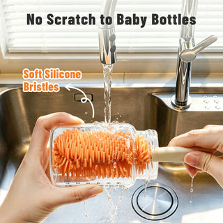 Traveling Bottle Brush Drainer Set